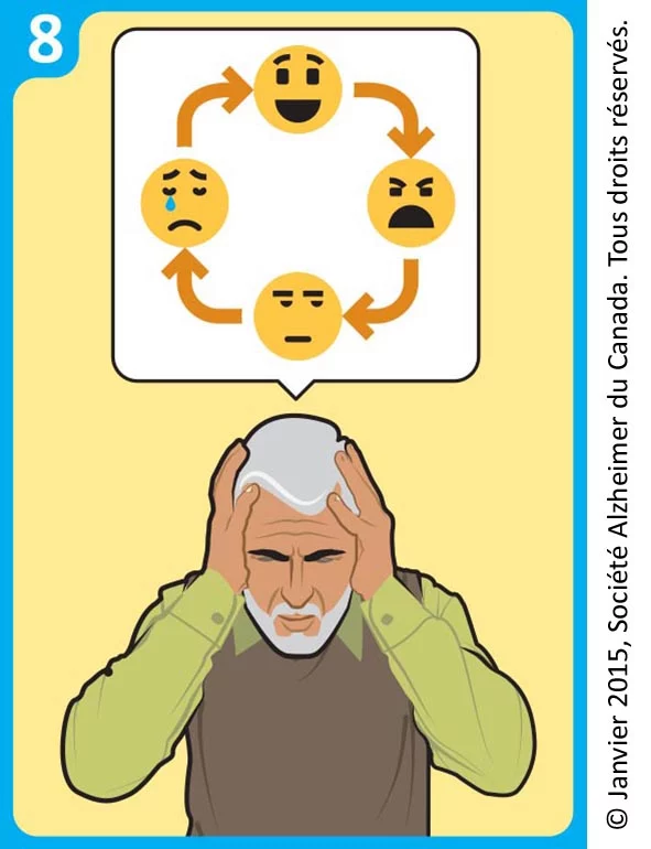 Symptôme Alzheimer 8 : changement d'humeur
